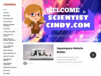 Desktop screenshot for scientistcindy.com