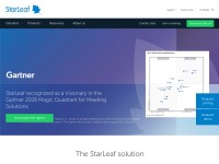 Desktop screenshot for starleaf.com