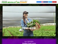 Desktop screenshot for foodrevolutionsummit.org