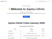 Desktop screenshot for jujutsuinfinite.im