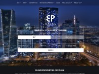 Desktop screenshot for excelproperties.ae