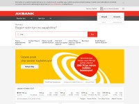 Desktop screenshot for akbank.com
