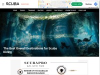 Desktop screenshot for scubadiving.com