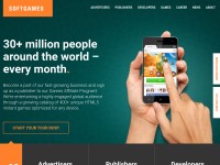 Desktop screenshot for softgames.com