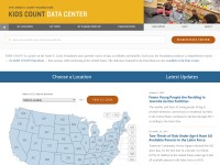 Desktop screenshot for kidscount.org