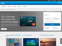 Desktop screenshot for citibank.com