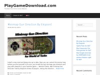 Desktop screenshot for playgamedownload.com