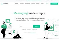 Desktop screenshot for telnyx.com