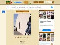 Desktop screenshot for gifbin.com