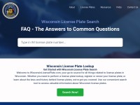 Desktop screenshot for wisconsinlicenseplate.com