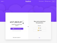 Desktop screenshot for badoo.com