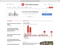 Desktop screenshot for theinformation.com
