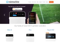 Desktop screenshot for rainmachine.com