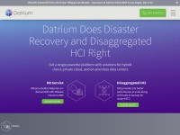 Desktop screenshot for datrium.com