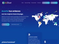 Desktop screenshot for adshort.co