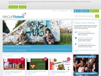 Desktop screenshot for wegottickets.com
