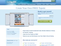 Desktop screenshot for gotop100.com