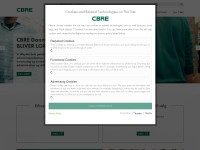 Desktop screenshot for cbre.dk