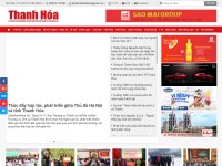 Desktop screenshot for baothanhhoa.vn