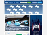 Desktop screenshot for gmx.fr