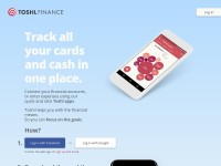 Desktop screenshot for toshl.com