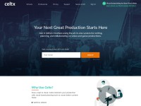 Desktop screenshot for celtx.com