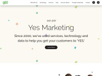 Desktop screenshot for yesmail.com