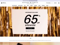 Desktop screenshot for savagex.com
