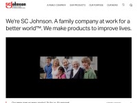 Desktop screenshot for scjohnson.com