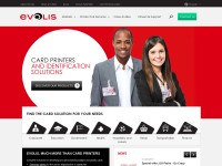 Desktop screenshot for evolis.com