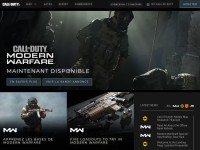 Screenshot of callofduty.com