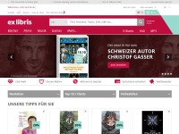 Screenshot of exlibris.ch