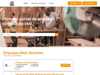 Desktop screenshot for empregoconstrucaocivil.pt