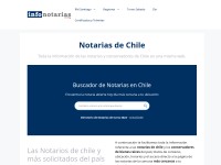 Desktop screenshot for infonotarias.cl