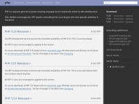 Desktop screenshot for php.net
