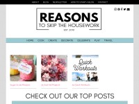 Desktop screenshot for reasonstoskipthehousework.com