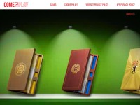 Desktop screenshot for come2play.com