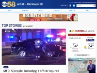 Desktop screenshot for cbs58.com