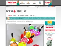 Desktop screenshot for sew4home.com