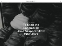 Desktop screenshot for hauserwirth.com