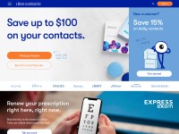 Desktop screenshot for 1800contactstest.com