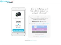 Desktop screenshot for paribus-staging.com