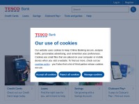 Desktop screenshot for tescobank.com