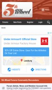 How 5thwheelforums.com looks like on a mobile device such as an iPhone.