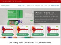 Desktop screenshot for everlywell.com