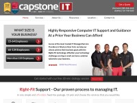 Desktop screenshot for capstoneitinc.com