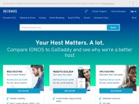 Desktop screenshot for 1and1.com