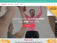 Desktop screenshot for acefitness.org