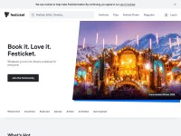 Desktop screenshot for festicket.com