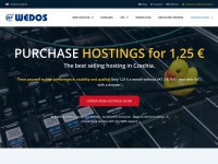 Desktop screenshot for wedos.eu